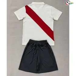 Camisa Infantil River Plate 2026/2027 Edição De Aniversário Branco
