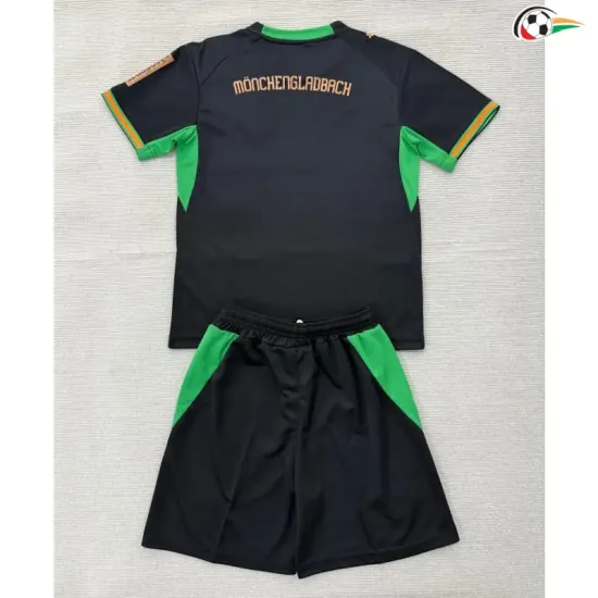 Camisa Reserva Infantil Borussia Mönchengladbach 2026/2027 Preto