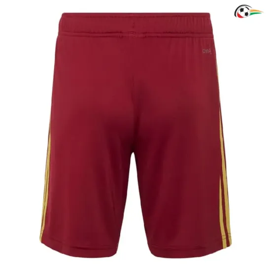Shorts de Futebol Reserva España Copa do Mundo 2026 Vermelho Duas Estrelas