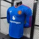 Camisa Reserva Versão Jogador Manchester United 2026/2027 Azul Manga Longa