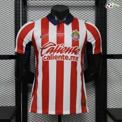 Camisa Titular Versão Jogador Chivas 2026/2027 Vermelho/Branco