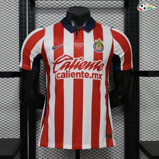 Camisa Titular Versão Jogador Chivas 2026/2027 Vermelho/Branco