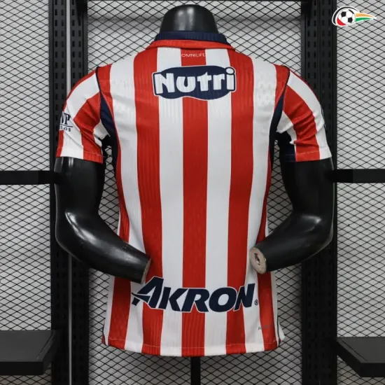 Camisa Titular Versão Jogador Chivas 2026/2027 Vermelho/Branco