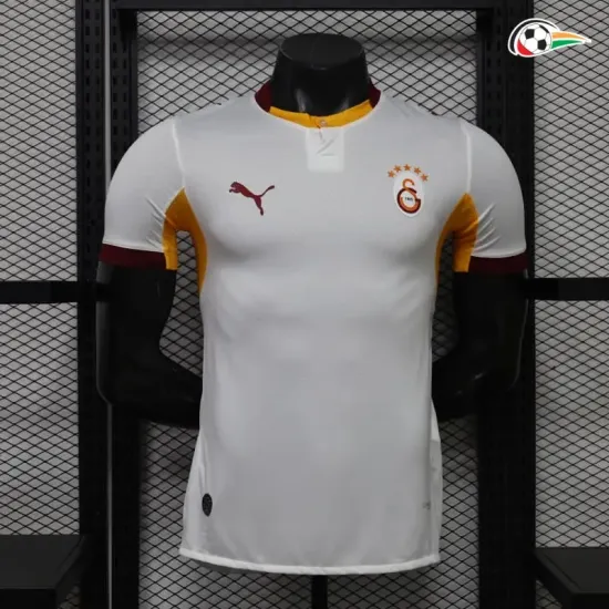 Camisa Reserva Versão Jogador Galatasaray 2026/2027 Branco/Laranja