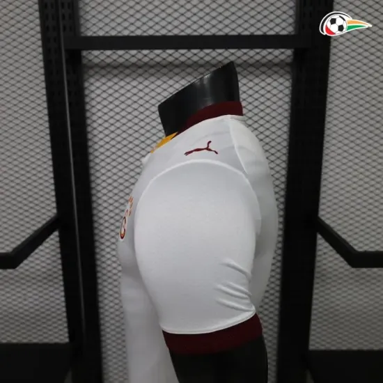 Camisa Reserva Versão Jogador Galatasaray 2026/2027 Branco/Laranja