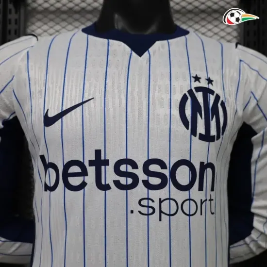 Camisa Reserva Versão Jogador Inter de Milan 2026/2027 Branco Manga Longa