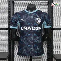 Camisa Reserva Versão Jogador Olympique Marsella 2026/2027 Azul Marinho