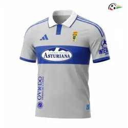 Camisa Alternativa Real Oviedo 2026/2027 Branco com Patch da La Liga
