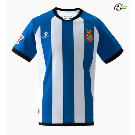 Camisa Titular Espanyol 2026/2027 Azul/Branco com Patch da La Liga