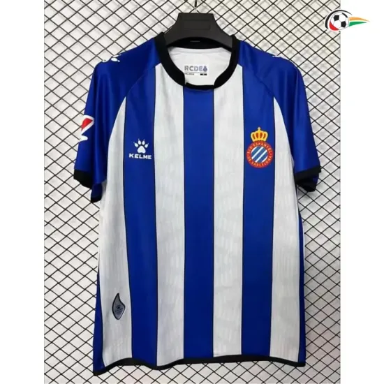 Camisa Titular Espanyol 2026/2027 Azul/Branco com Patch da La Liga