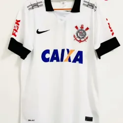 Camisa Retrô Titular Corinthians 2013/2014 Branco