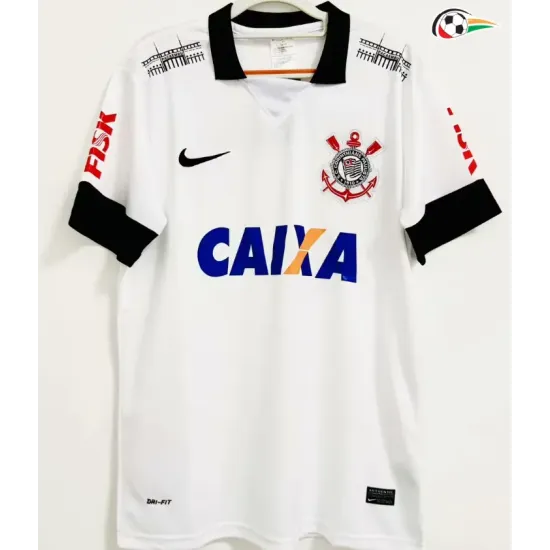 Camisa Retrô Titular Corinthians 2013/2014 Branco