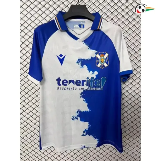 Camisa Titular CD Tenerife 2026/2027 Azul/Branco