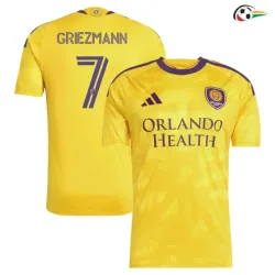 Camisa Reserva GRIEZMANN 7 Orlando City 2026/2027 Amarelo