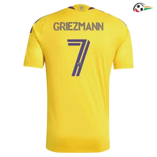 Camisa Reserva GRIEZMANN 7 Orlando City 2026/2027 Amarelo