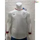 Camisa Reserva Versão Jogador España Copa do Mundo 2026 Branco Duas Estrelas Manga Longa
