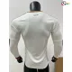 Camisa Reserva Versão Jogador España Copa do Mundo 2026 Branco Duas Estrelas Manga Longa