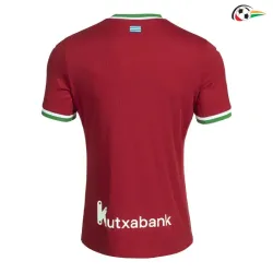 Camisa Alternativa Real Sociedad 2026/2027 vermelho com Patch da La Liga