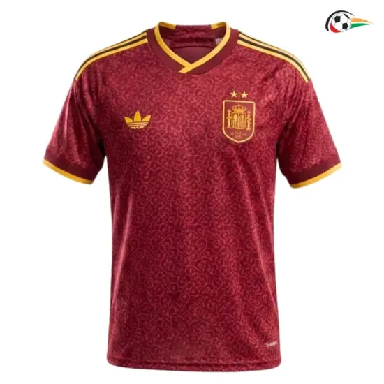 Camisa España Copa do Mundo 2026 Edição Especial Vermelho Duas Estrelas