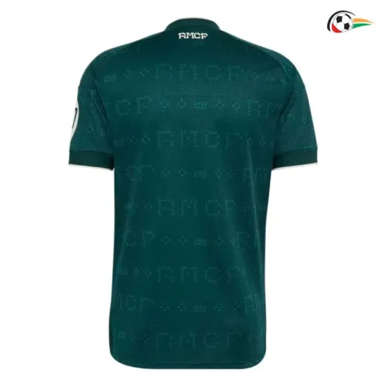Camisa Reserva Real Madrid 2026/2027 Verde Escuro com Patch HP
