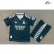 Camisa Reserva Infantil Real Madrid 2026/2027 Verde Escuro com Patch HP
