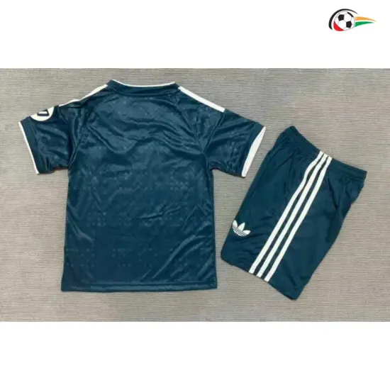 Camisa Reserva Infantil Real Madrid 2026/2027 Verde Escuro com Patch HP