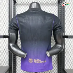 Camisa Reserva Versão Jogador Barcelona 2026/2027 Preto/Roxo