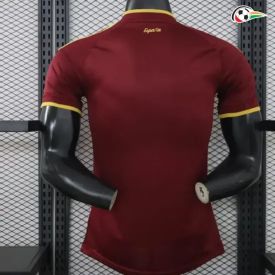 Camisa Versão Jogador España Copa do Mundo 2026 Edição Especial Vermelho Duas Estrelas com FIFA2026