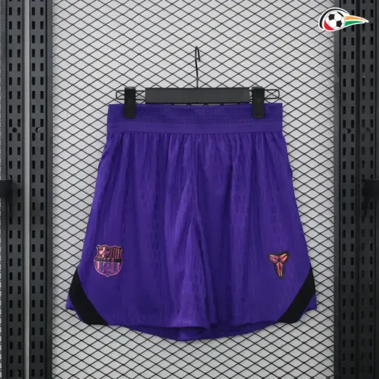 Shorts de Futebol Reserva Versão Jogador Barcelona 2026/2027 Preto/Roxo