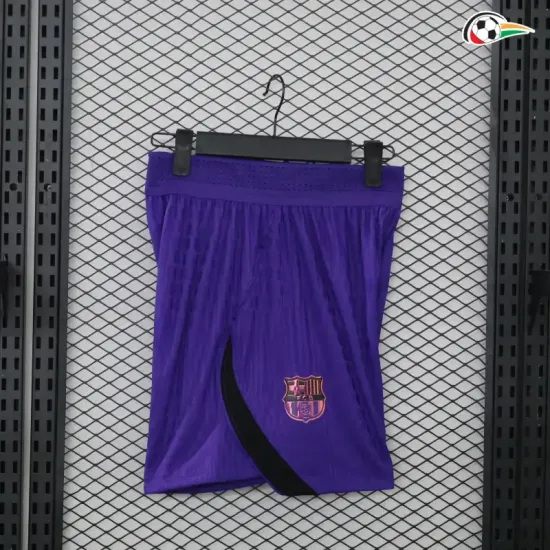 Shorts de Futebol Reserva Versão Jogador Barcelona 2026/2027 Preto/Roxo
