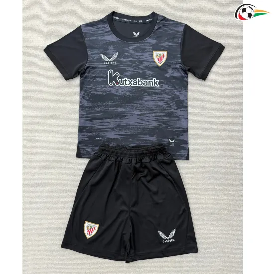 Camisa de Goleiro Infantil Athletic de Bilbao 2026/2027 Preto