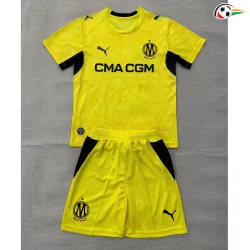 Camisa de Goleiro Infantil Olympique Marsella 2026/2027 Amarelo