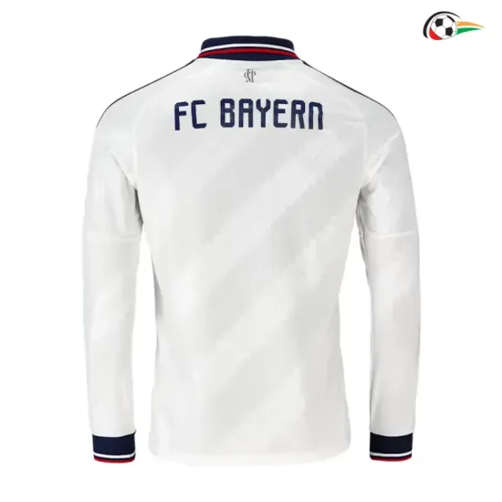 Camisa Reserva Bayern Múnich 2026/2027 Branco Manga Longa