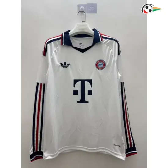 Camisa Reserva Bayern Múnich 2026/2027 Branco Manga Longa