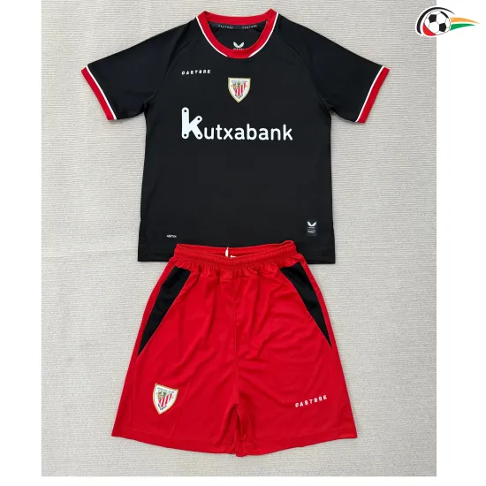 Camisa Reserva Infantil Athletic de Bilbao 2026/2027 Preto