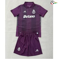 Camisa Reserva Infantil Porto 2026/2027 Roxo Escuro