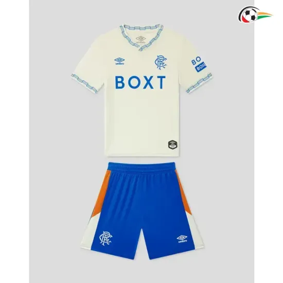 Camisa Reserva Infantil Rangers FC 2026/2027 Bege