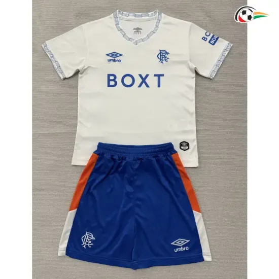 Camisa Reserva Infantil Rangers FC 2026/2027 Bege