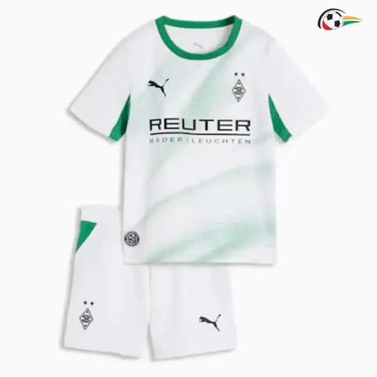 Camisa Titular Infantil Borussia Mönchengladbach 2026/2027 Branco