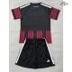 Camisa Titular Infantil Eintracht Fráncfort 2026/2027 Vermelho/Preto