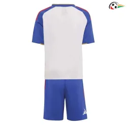 Camisa Titular Infantil Olympique De Lyon 2026/2027 Branco/Azul