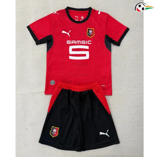 Camisa Titular Infantil Stade Rennais 2026/2027 Vermelho