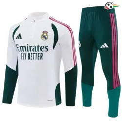 Camisa de Treino Real Madrid 2026/2027 Branco/Verde Escuro