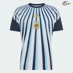 Camisa Argentina 2026 Pré-Corrida Azul/Branco