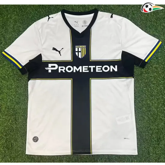 Camisa Titular Parma Calcio 2026/2027 Branco/Preto