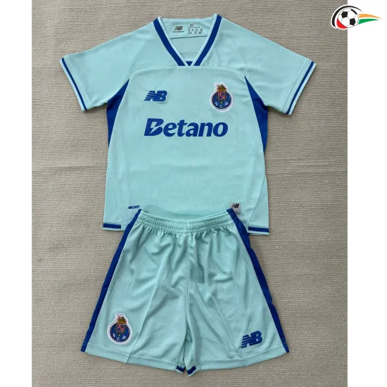 Camisa Alternativa Infantil Porto 2026/2027 Azul Céu