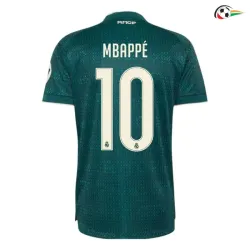 Camisa Reserva MBAPPÉ 10 Real Madrid 2026/2027 Verde Escuro com Patch HP