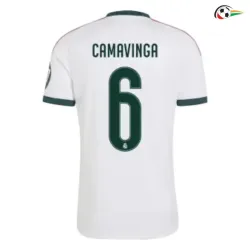 Camisa Titular CAMAVINGA 6 Real Madrid 2026/2027 Branco com Patch HP