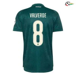 Camisa Reserva VALVERDE 8 Real Madrid 2026/2027 Verde Escuro com Patch HP