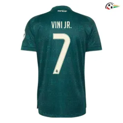 Camisa Reserva VINI JR. 7 Real Madrid 2026/2027 Verde Escuro com Patch HP